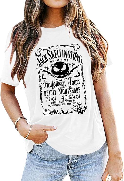 Pumpkin King Women's Halloween Party T-Shirt, Size: XL, White
