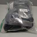 NICETOWN 100% Blackout Short Curtains with Black Liners, 2 Panels, 37" W by 50" L, Grey, Solid Thermal Insulated Full Blackout 2-Layer Lined Drapes, Energy Efficiency Window Draperies for Bedroom