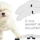 PAWLAND Support Feet for 360 Degree Configurable Dog gate Gate Collection (White)