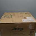 Jeep Altitude Compact Travel Stroller by Delta Children Greenguard Gold, Easy One Hand Fold, Lightweight, Extendable Canopy with Peek-a-Boo Window, Reclining Seat, 4 Wheel Suspension, Black