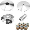 150cc High-Performance Racing Variator Scooter Variator with 14g Roller Kit for Chinse Scooter Moped ATV Go Kart 4-Stroke Engine Scooter Racing Front Clutch Variator for GY6 125cc 150cc 152QMI 157QMJ