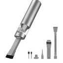 Brigii Mini Handheld Vacuum Cordless, 3 in 1-Car Vacuum & Air Duster & Hand Pump, 3 Kinds of Crevice Nozzles for Small Spaces, Crevices, Portable Rechargeable Cleaner-M1