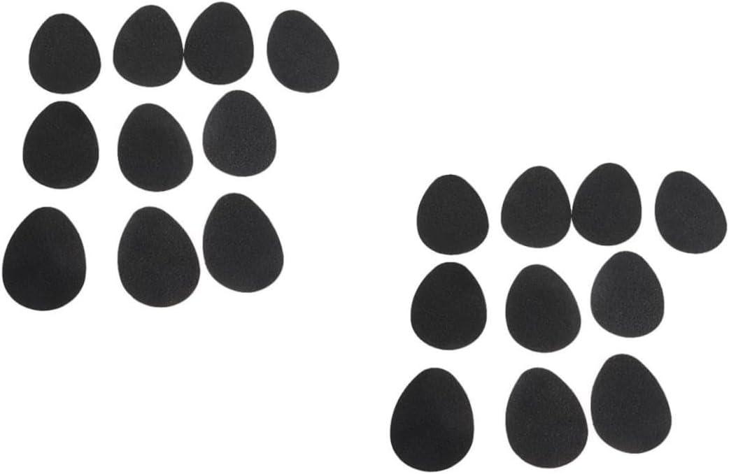 Womens Non Slip Foot Cushion Pads Durable Self Adhesive Shoe Insoles for High Heels Boots Sandals Black Grip Protector for All