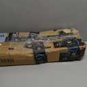 Modern LED Ceiling Light, 60W 6000K Linear Black Flush Mount Light Fixture, 39.4'' Low Profile Light Fixture Long LED Ceiling Lamp for Bedroom Living Room Hallway Kitchen (Cool White Light)