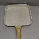 SENSARTE Nonstick Ceramic Grill Pan for Stove Tops, Versatile Square Grilling Pan with Pour Spouts, Durable Grill Skillet for All Stoves, Steak Bacon Pan, Non Toxic-PTFE,PFAS,PFOA Free, 11 Inch