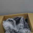 LUCKEASY 2PCS Trunk Storage Box for Tesla Model Y 2021-2024 5 Seat (Not Fit 2025+ Juniper) TPE Trunk Organizer Bins With Lids Trash Cans Accessories Interior Black