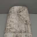 Hallway Washable Runner Rug: 3x8 Abstract Modern Soft Stain Resistant Non-Slip Backing Runner for for Entryway Kitchen Laundry - Gold Brown