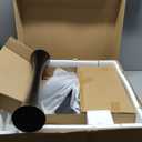 Giantex Black Round Dining Table, 32" Modern Tulip Kitchen Table w/ 0.9 Thickened Tabletop & Sturdy Metal Pedestal, Mid-Century Leisure Table for Small Places, Dining Room, Living Room, Cafe