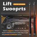 11.56 in 2Pcs Hood Lift Support Struts Gas Spring Shocks Rod Compatible with Mini Cooper 2015-2021 Replaces # 51237300567 (Body Code F55 F56, Engine Code B38A15M0 Must Check DESCRIP for Detail)