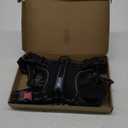 PoyPet No Pull Dog Harness, No Choke Front Clip Reflective Dog Vest with Soft Padded Vertical Handle, 3 Leash Attachments for Small Medium Large Dogs (Black,M)
