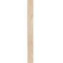 350N - Notched Newel - 3 1/2" x 48" - Clean Routed Design (Red Oak)