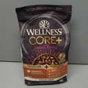 Wellness CORE+ Dry Dog Food with Freeze Dried Pieces, Small Breed, Grain Free, High Protein, Natural, Original Turkey & Chicken Recipe, (4-Pound Bag)