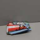 Red and Blue Stripes Backdrop Party Supplies Birthday Theme Photo Background Cat in The Hat Banner for Birthday Party Caketable Decoration 5x3ft