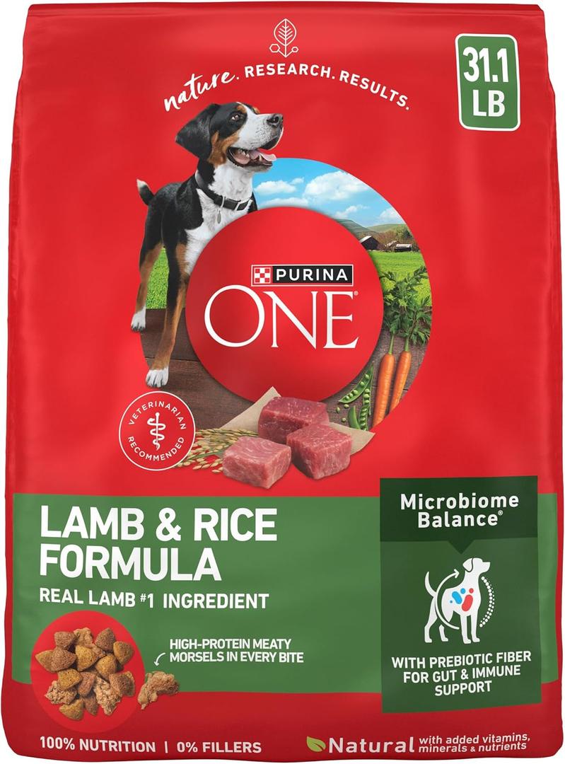 Purina ONE Lamb and Rice Formula Dry Dog Food for Digestive Support (EXP 11/04/26)