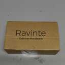 Ravinte Cabinet Handles Solid Slim Champagne Bronze 5 Pack 4 Inch Hole Center Square Bar Drawer Handles Kitchen Cabinet Pulls Drawer Kitchen Cabinet Hardware