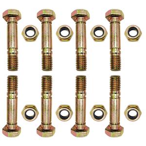 4 PK 52100100 52100 Snow Thrower Shear Pins and Nuts, Snow Blower Shear Pins Bolts & Nuts Fit for Ariens Rotary 5575 ST9526DLET ST1027LE Snowthrower (4 Packs)