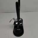 MR.SIGA Toilet Plunger and Bowl Brush Combo for Bathroom Cleaning, Black, 1 Set (One Size)