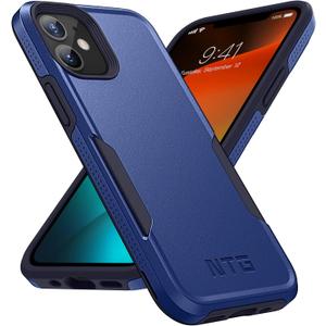 NTG【2023 New Designed for iPhone 15 Pro Max Case, Heavy-Duty Tough Slim Shockproof [2 Layer Structure][Military Grade Protection] Phone Case for iPhone 15 Pro Max(6.7 Inch), Cobalt Blue