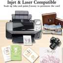 2 x 5 x 7 Blank White Card Stock (Set of 50) Thick Paper - 90lb Flat Cards Stock Printer Paper for Make Your Own DIY Invitations, Note, Greeting, Table Cards - Writing, Stamping, Drawing, Painting