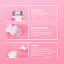 Pink Sprinkles Set, Sujoygar Edible Valentines Cake Sprinkles, Fancy Pink Gold White Sprinkles Mix for Cake Decorating Cupcakes Toppers Baking Cookies Ice Cream Dounts Wedding Decoration (7.04 Oz) (Single)