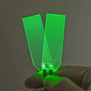 Decorations Acrylic led Light Helmet Lights Cosplay DIY kit RGB Superhero for Men Kids Gifts Green