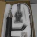 GENBONS Black Bathroom Faucets, Single Hole Bathroom Sink Faucet Modern Single Handle Mixer Tap Washbasin Vanity Sink Faucet 1 Hole with 3 Hole Deck Plate, Pop Up Drain