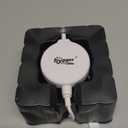 hygger 1.5 Watt Mini Aquarium Air Pump, Quiet Aerator with Air Stone Tubing Suction Cup Clip, Small Fish Tank Bubbler Oxygen Pump for 1 to 15 Gallon Betta Tank, Fish Bowl, Desk Small Tank (White)