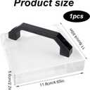 HTV Cooling Block with Handle, Portable Heat Press Cooing Tool Heat Transfer Vinyl Sublimation Paper Clip Fast Cooling Accessories for Sublimation HTV DTF Film