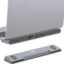 Acer Docking Station 3 Monitors, 11-in-1 Laptop Docking Station Stand with DP 8K + Dual HDMI 4K@60Hz, Ethernet, 10Gbps Data, 100W PD, SD/TF, USB C Dock with Detachable Cable for Acer/Dell/Mac/HP