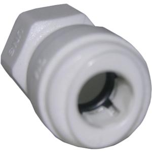 LASCO 19-6183 Push-in Fitting with 3/8-Inch OD Tube and 1/4-Inch Compression Female Thread, Plastic