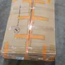 DWVO 70.3" Large Modern Dining Table for 6-8 People Rectangular White Kitchen Dining Room Table with Faux Marble Tabletop and Gold Geometric Metal Legs Farmhouse Wood Dinner Tables, White and Gold