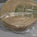 Round Woven Placemats 12 inch Set of 10 - Boho Rattan Placemats Natural Water Hyacinth Placemat, Farmhouse Weave Place Mats, Rustic Braided Wicker Table Mats for Dining Table,Home,Wedding