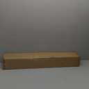 UNISHADES Cordless Bamboo Roman Shades for Windows, Blinds Size (30.5" W 64" H) Colour (Highfield Teak)