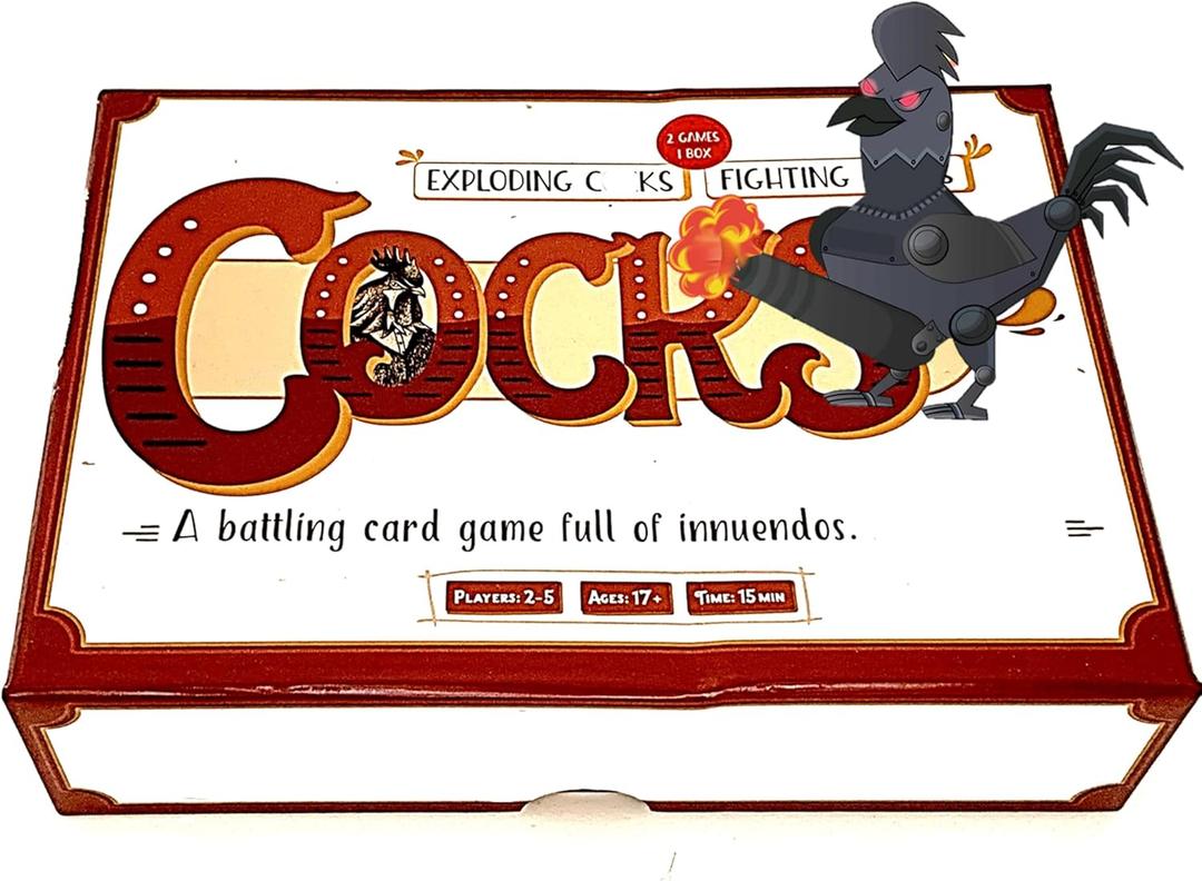 Box of Cox - Funny White Elephant Gift - Two Games in One