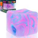 Stress Cube for Kid & Adults, Gel Filled Squishy Toys for Kids Stress Relief - High Density Squeeze Balls for Students Calming, Fidgets for Classroom Prize Toys