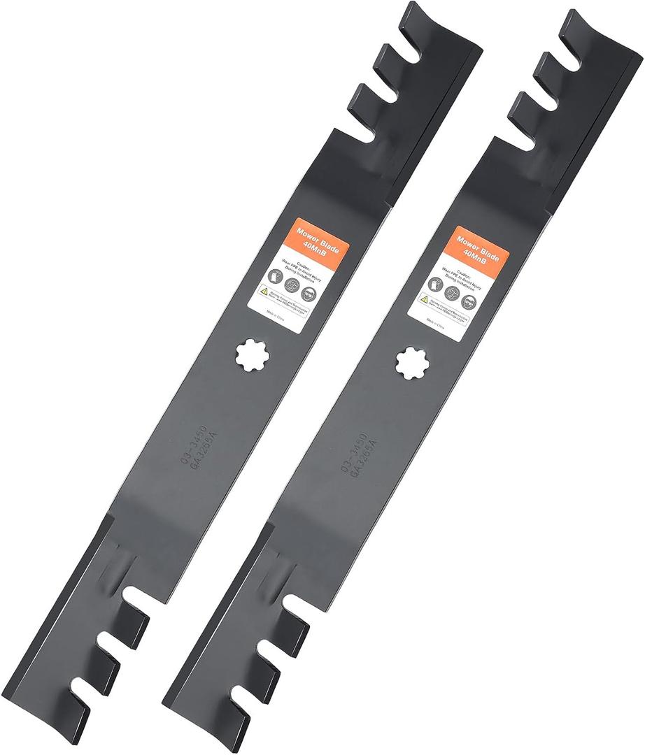 Grasscool S100 42 inch Mower Mulching Blades Replace John D-eere GY20850 for D130 D105 D110 D100 D125 E100 LA125 LA115 LA105 42'' Deck Lawn Tractor Riding GX22151