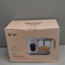 BEAR 2024 Baby Food Maker | One Step Baby Food Processor Steamer Puree Blender | Auto Cooking & Grinding | Baby Food Puree Maker with Self Cleans | Touch Screen Control, White