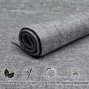 LoveNova Placemats Set of 6, Place Table Mats Indoor, Cloth Placemats Washable, Dinner Placemats Heat Resistant, Faux Linen Dining Table Placemats, 6pc, Light Grey, 13 x 19inch