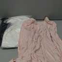 3 Pack Women Ballet Pilates Wrap Tops Y2K Workout Yoga Wrap Shirts Dance Long Sleeve Tie Front Crop Going Out Tops, Small, Black, Pink, White)