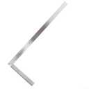 Aluminium Alloy L Shape Angle Square Ruler  Carpenter Measuring Tool for Woodworking & Construction, 250mm to 600mm, Silver(L Style)