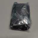 50s 60s Rock Wig + Accessories 5pcs Set Black Mens Rocker Costume Wigs for Singer Star Cosplay Halloween Disco Party or Fun (Black+Glass+Neckace)