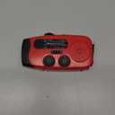 Emgykit 086S Hand Crank Emergency Radio - 2000mAh/7400mWh AM/FM/NOAA Solar Hand Crank Emergency Radio with 3 LED Flashlight, SOS Function for Emergencies, Camping - Red