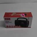 GPX R633B Portable Shortwave AM/FM Clock Radio (Black)