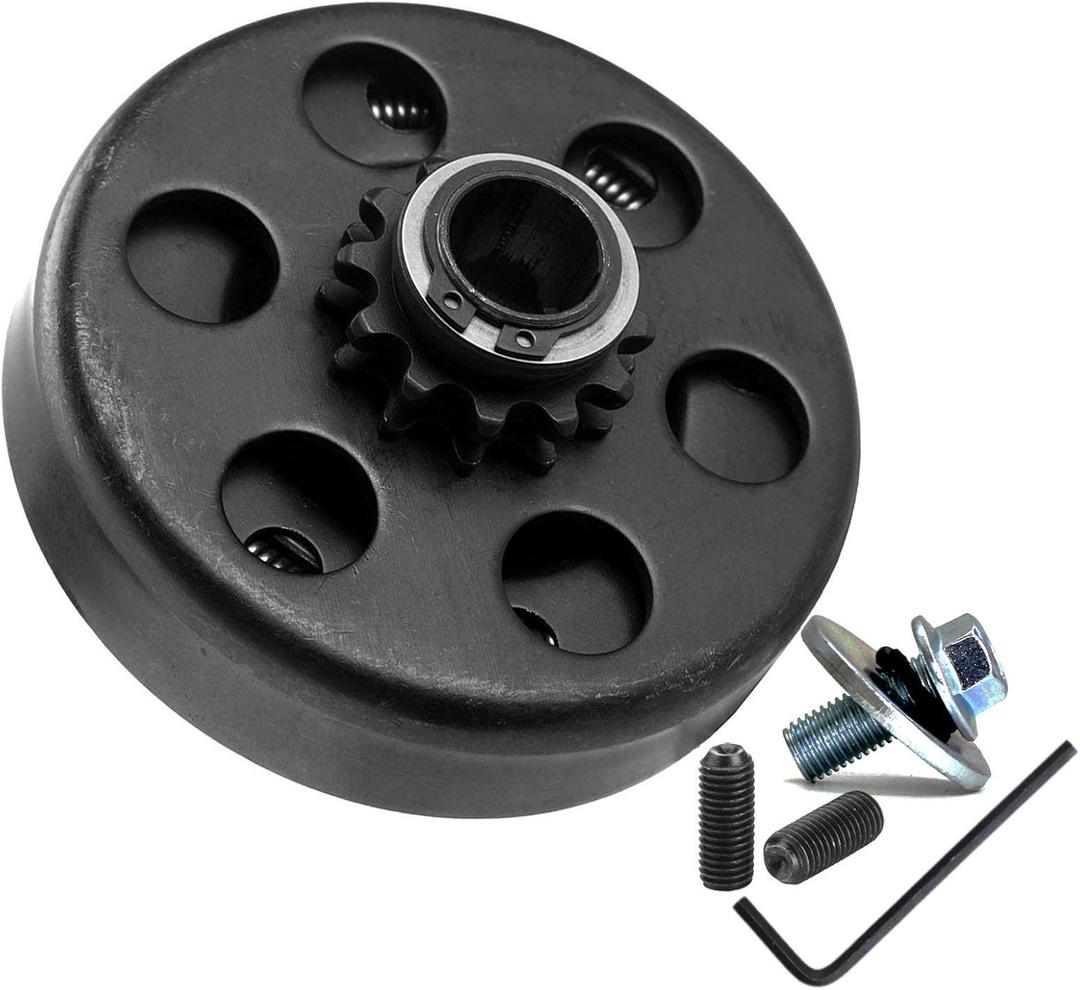FDJ Predator 212 Clutch 12 Tooth Mini Bike Clutch 3/4 with Screws Allen Wrench Clutch Bolts and Nuts Kit