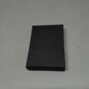 nuoku Leather Magnetic Card Holder, Intended for Magsafe Wallet Compatible with Airtag Holder, Magnetic Wallet for iPhone 15/14/13/12 Series, Not for 13 Mini/12 Mini, Max Hold 7 Cards (Black)