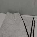 gymha Men's Straight Leg Fleece Sweatpants Relaxed Fit Drawstring Elastic Waist Lounge Pants with Pockets for Athletic Casual (Medium, Gray)