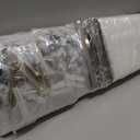 Silent Double Curtain Track Ceiling Mount 6'/8'/10'/12'/15', Wide 4" White Aluminum track Curtains Rail, Bedroom/Window/Hotel Drop Ceiling Curtains Tracks (without curtains & hooks) (Double, 10ft)