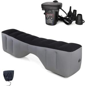 Inflatable Car Air Mattress Back Seat Bed with Air Pump, Universal Back Seat Gap Filler Pad Extender for SUV Camping Sleeping Travel Rest