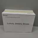 Jewelry Storage Box, 20 Pack Jewelry Gift Boxes with Cotton Filled and Lids, 3.9x3.9x1.1inch, Black