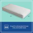 Sealy Baby Posture Perfect Breathable Crib Mattress, GREENGUARD Gold Certified, Made in USA, 2 Stage Hybrid Memory Foam & 150 Premium Coils, Toddler Bed Fit, Safety & Quality Tested, 52x28", Mattress Only
